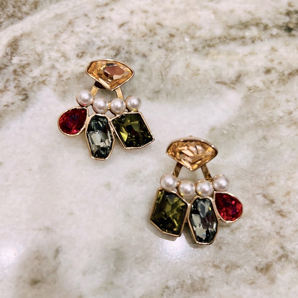 Atelier Swarovski x Jason Wu Mosaic Multi-Color Earrings